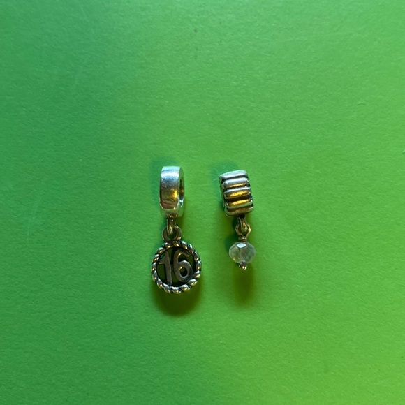 Pandora Jewelry - ‼️ SALE ☃️‼️ Birthday Pandora Charms - April Birthstone & 16